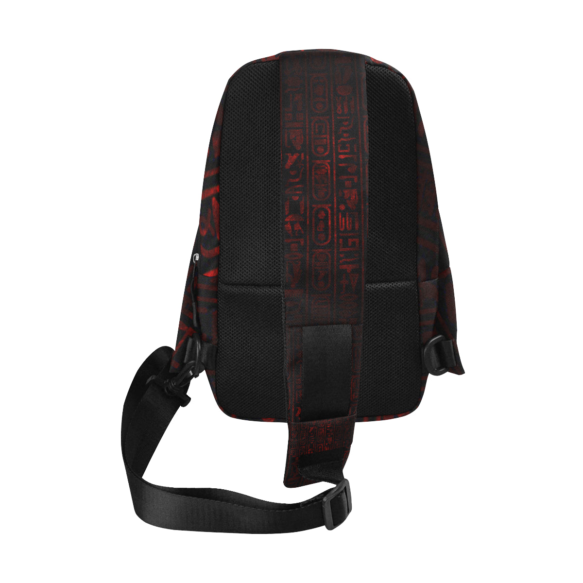 HIEROGLYH RED Chest Bag (Model 1678)