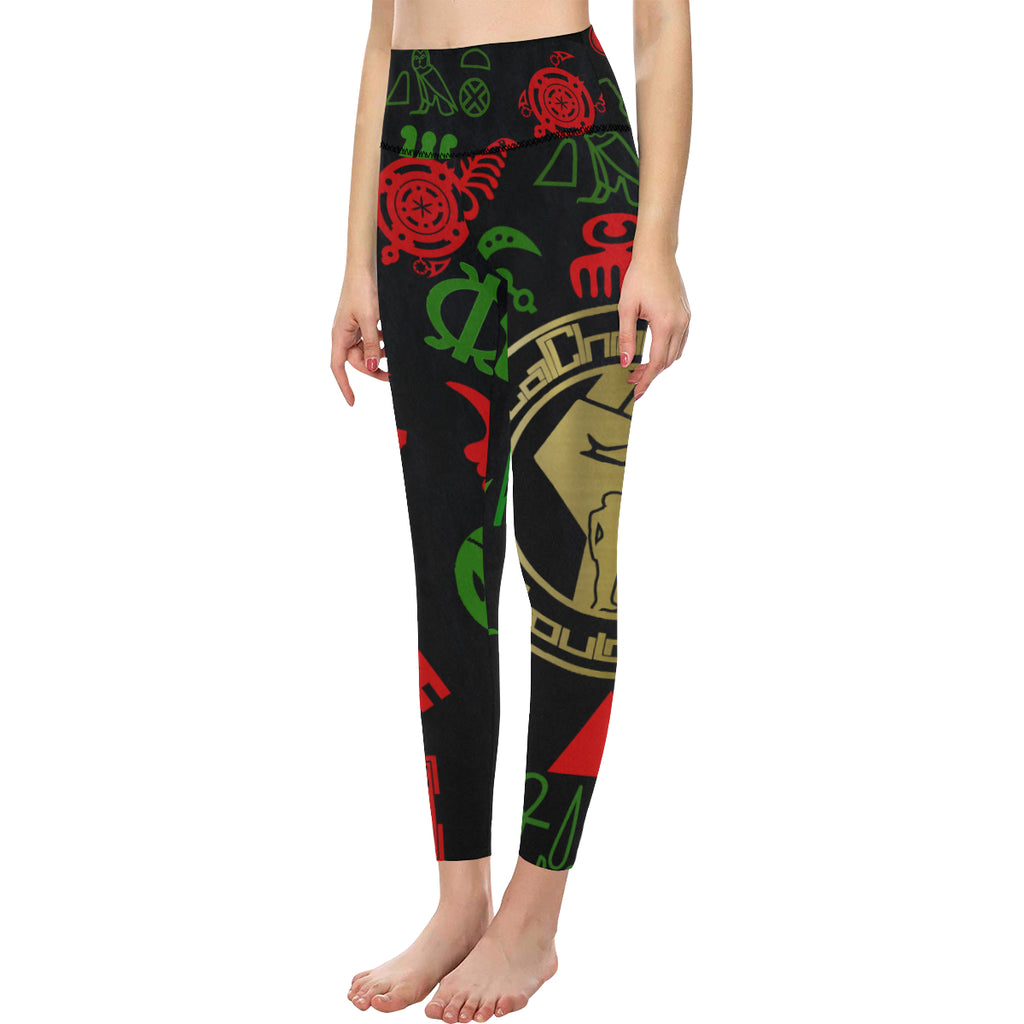 KMT WORLD POWER All Over Print High-Waisted Leggings