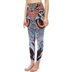 WISE OWL All Over Print High-Waisted Leggings (Model L36)