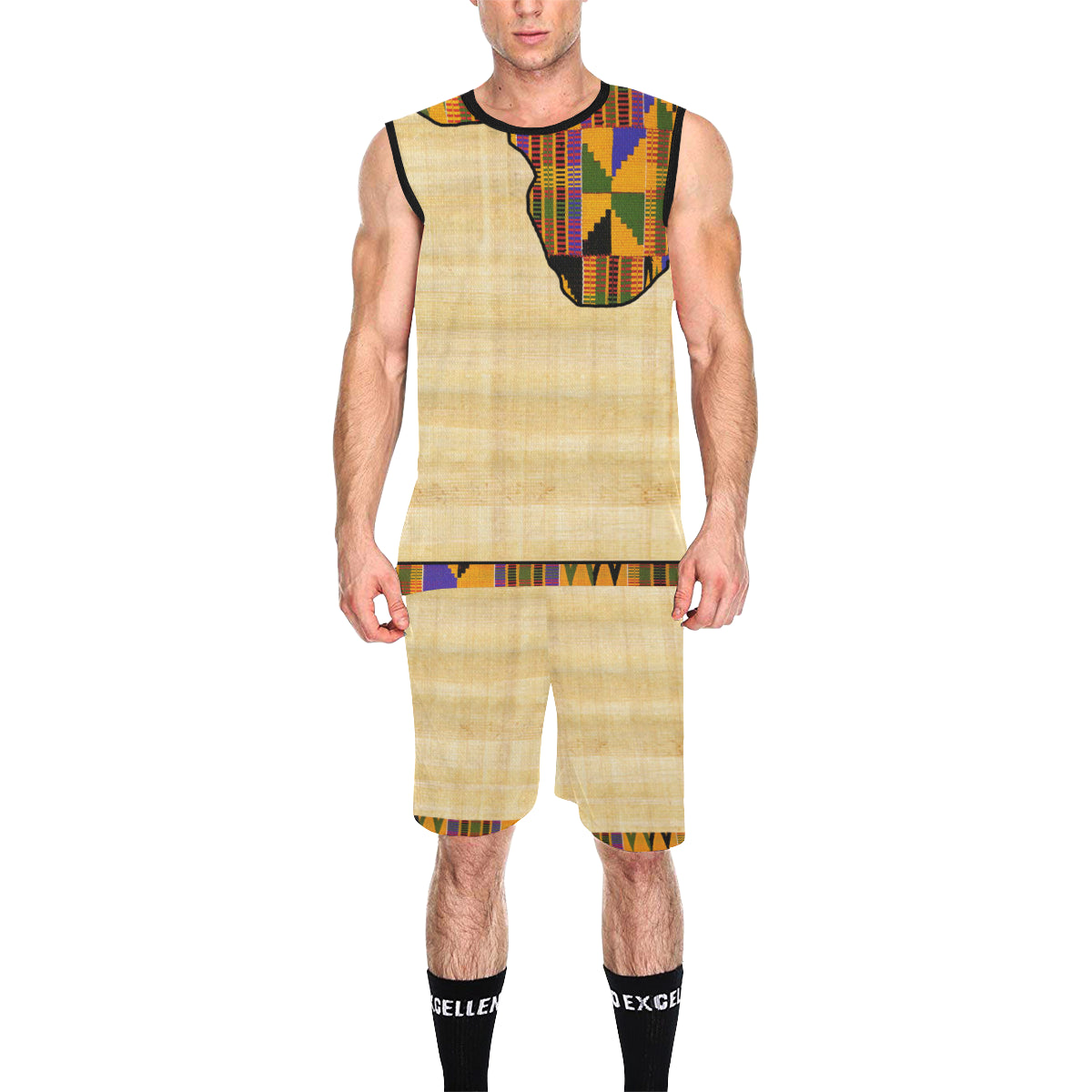 NILE VALLEY KENTE OG All Over Print Basketball Uniform