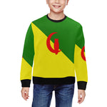 YANAZER All Over Print Crewneck Sweatshirt for Kids