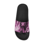 INFINITY PURPLE COSMOS Men's Slide Sandals (Model 057)