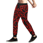 GORGIOUS RED Men's All Over Print Sweatpants (Model L11)