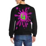 SPLASH OUT BLC Men's Rib Cuff Crew Neck Sweatshirt