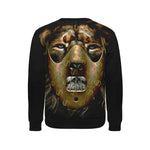 LION GANG Men's Rib Cuff Crew Neck Sweatshirt