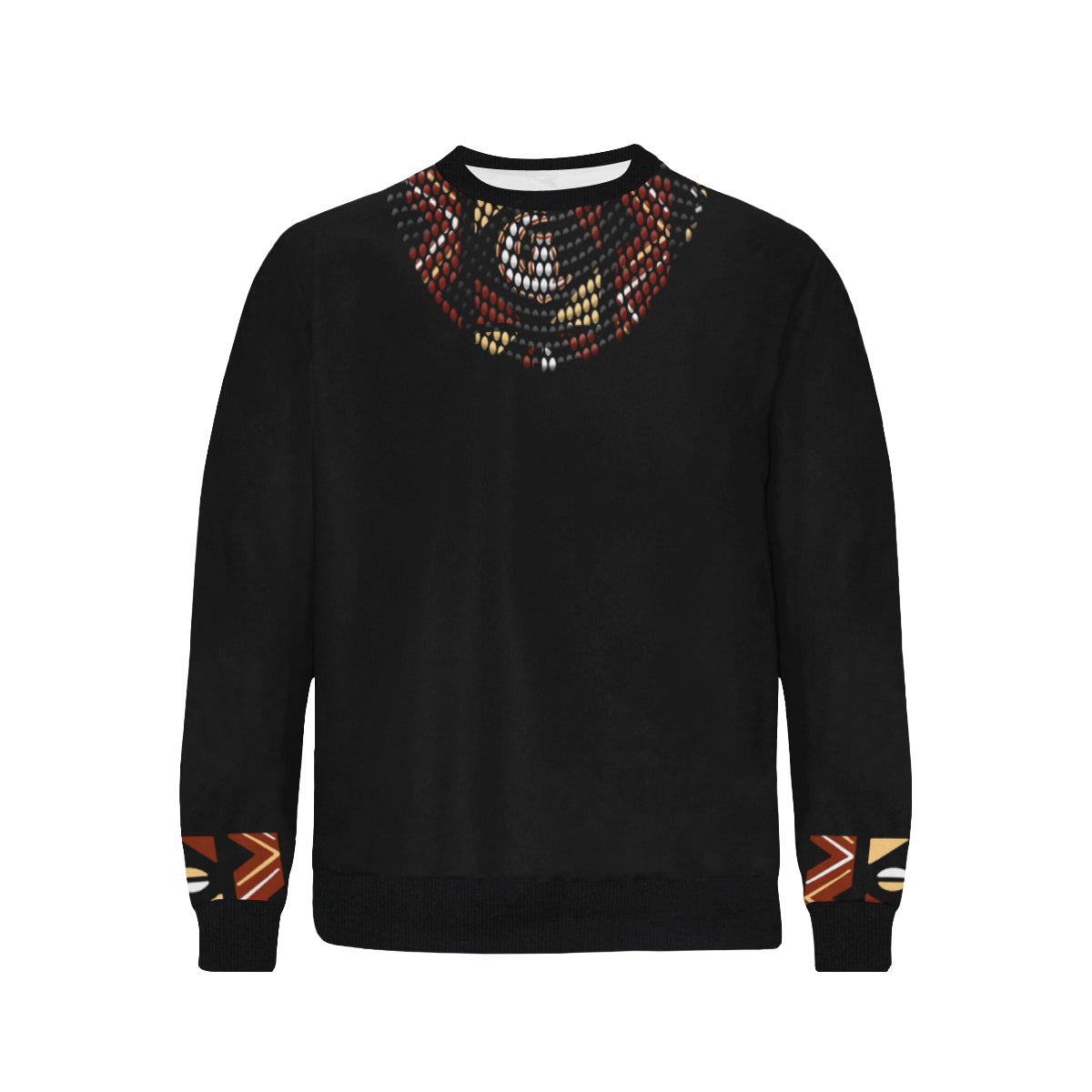 BOGOLAN STRASS Men's Rib Cuff Crew Neck Sweatshirt