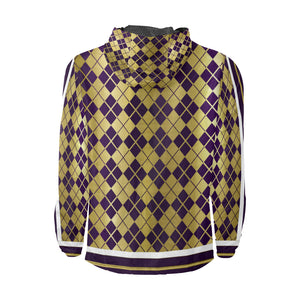CROSSED GRAPE VECTOR Unisex All Over Print Windbreaker