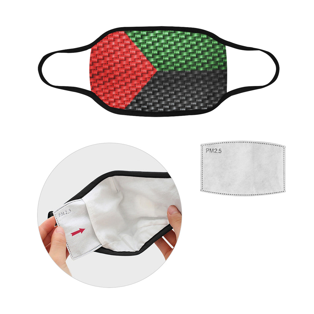 MADA FLAG Mouth Mask in One Piece (2 Filters Included)