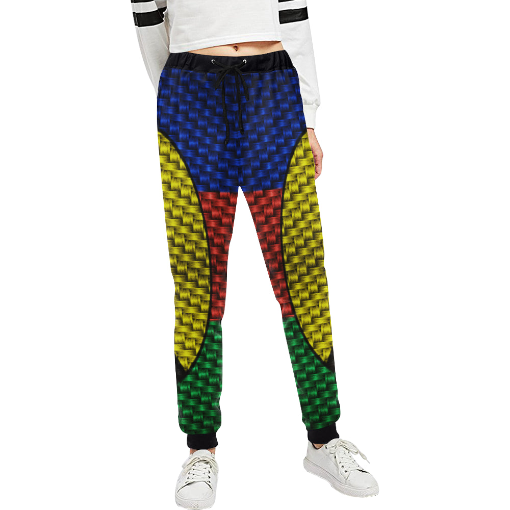 NOUVELLE CALEDONIE FLAG Women's All Over Print Sweatpants (Model L11)
