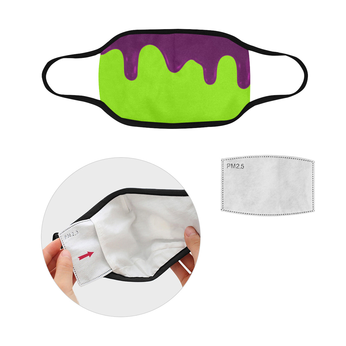 DRIPPIN LEAN Mouth Mask in One Piece (2 Filters Included)