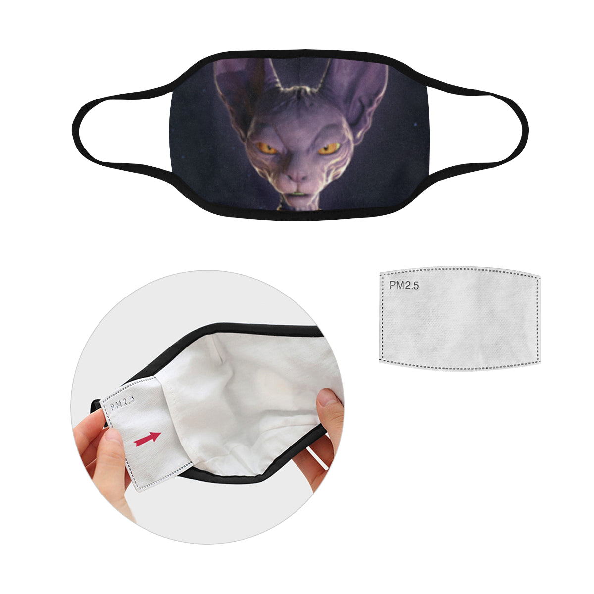 BEERUS BOSS Mouth Mask in One Piece (2 Filters Included)