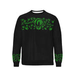 SUPER DANK BLC Men's Rib Cuff Crew Neck Sweatshirt