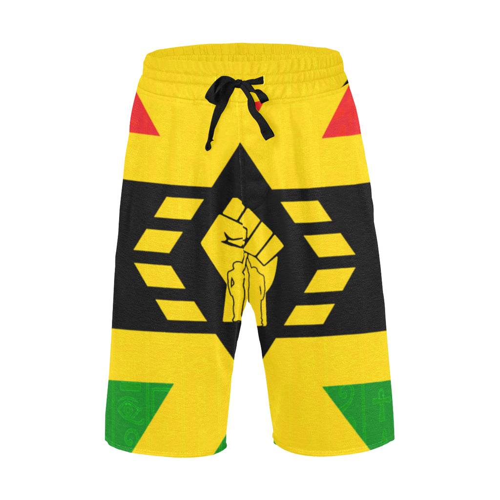 FIST UP RBG Men's All Over Print Casual Shorts