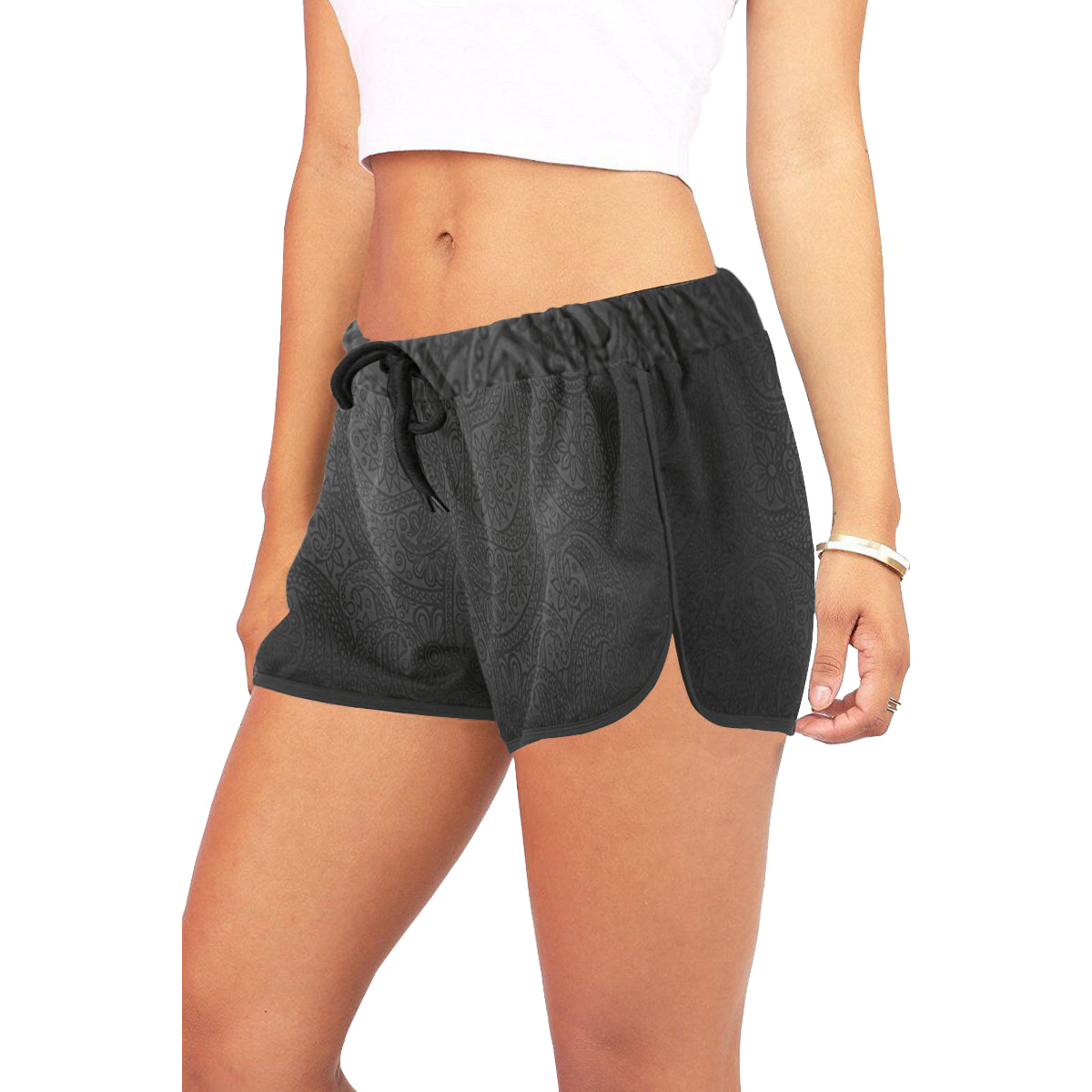 BANDANA LUXURY BLCC Women's All Over Print Relaxed Shorts
