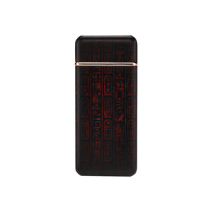 HIEROGLYH RED USB Rechargeable Lighter