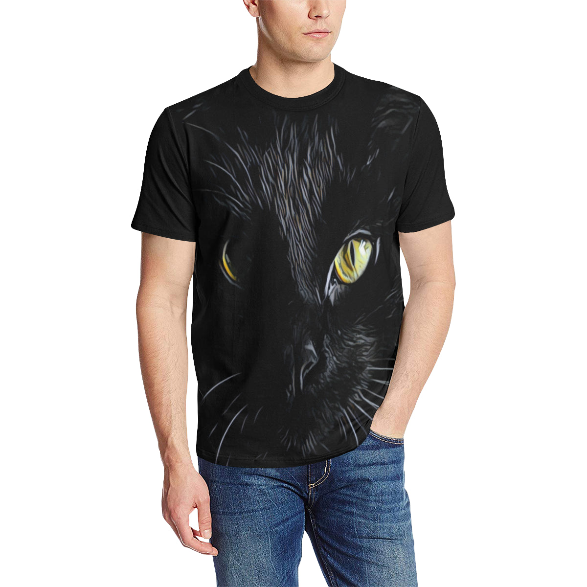 BASTET CAT Men's All Over Print T-Shirt