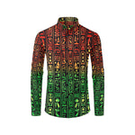 HIERO RASTA Men's All Over Print Casual Dress Shirt (Model T61)