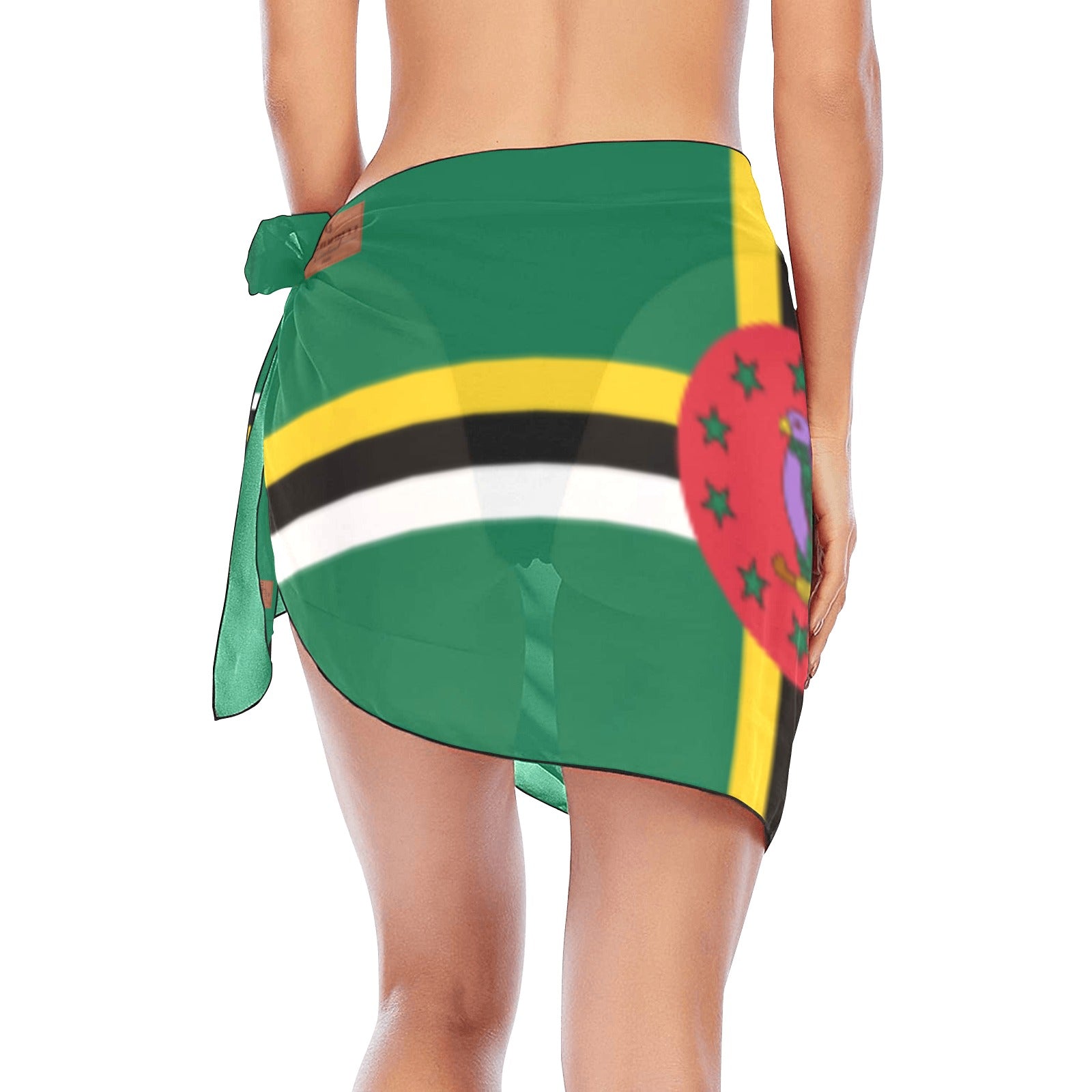 DOMINICA FLAG Beach Sarong Wrap
