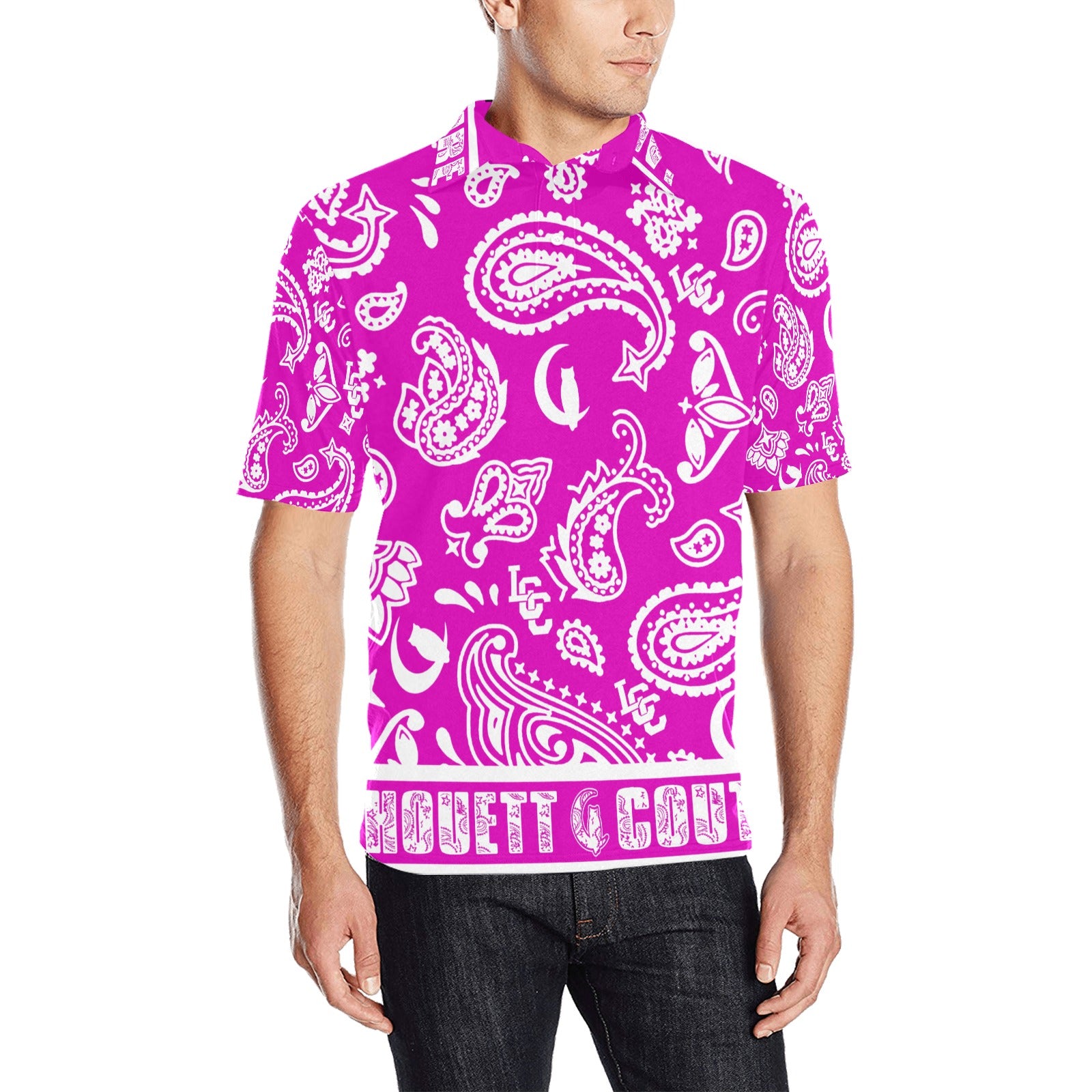 BANDANA PAISLEY All Over Print Polo Shirt