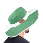 NIGERIA FLAG Wide Brim Bucket Hat