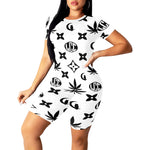 LCC WEEDY COLORS Women's Short Yoga Set