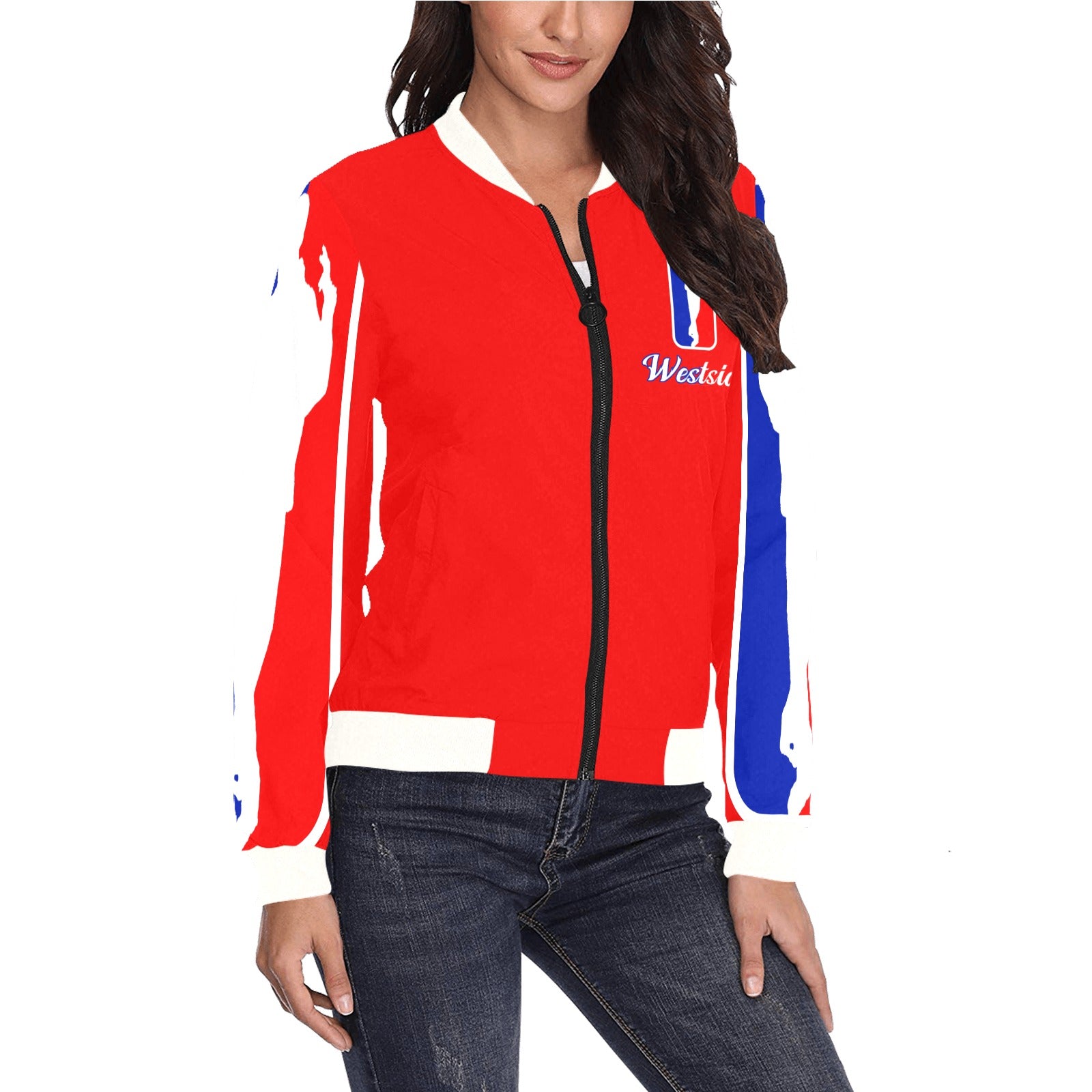 WESTSIDE  All Over Print Bomber Jacket for Women