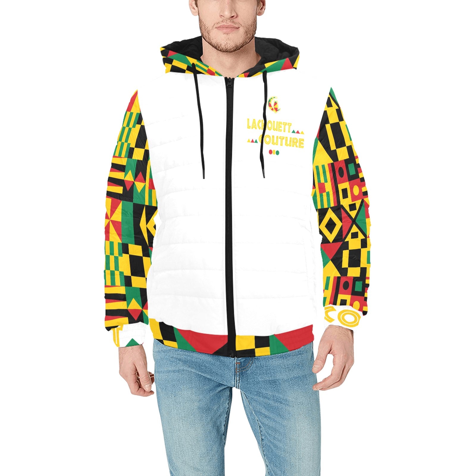 KENTE BUTAN Men's Padded Hooded Jacket