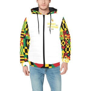 KENTE BUTAN Men's Padded Hooded Jacket