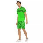 BANDANA VIRAL GREEN Men's Short Sleeve Shirt Sets