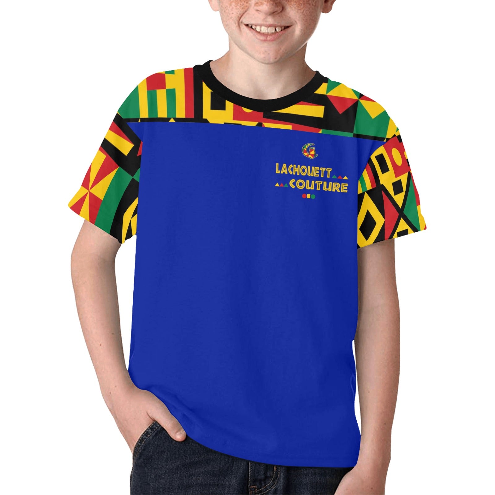 KENTE BUTAN Kids' All Over Print T-shirt