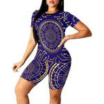 CRYPTO KMT Women's Short Yoga Set