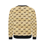 EXCELLENCE NILE Men's Rib Cuff Crew Neck Sweatshirt