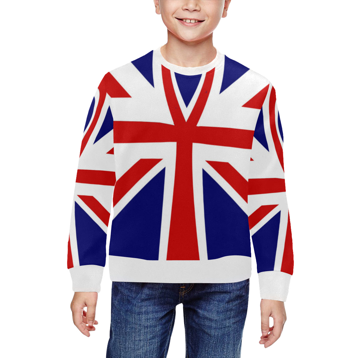LONDON ANKH All Over Print Crewneck Sweatshirt for Kids (Model H29)
