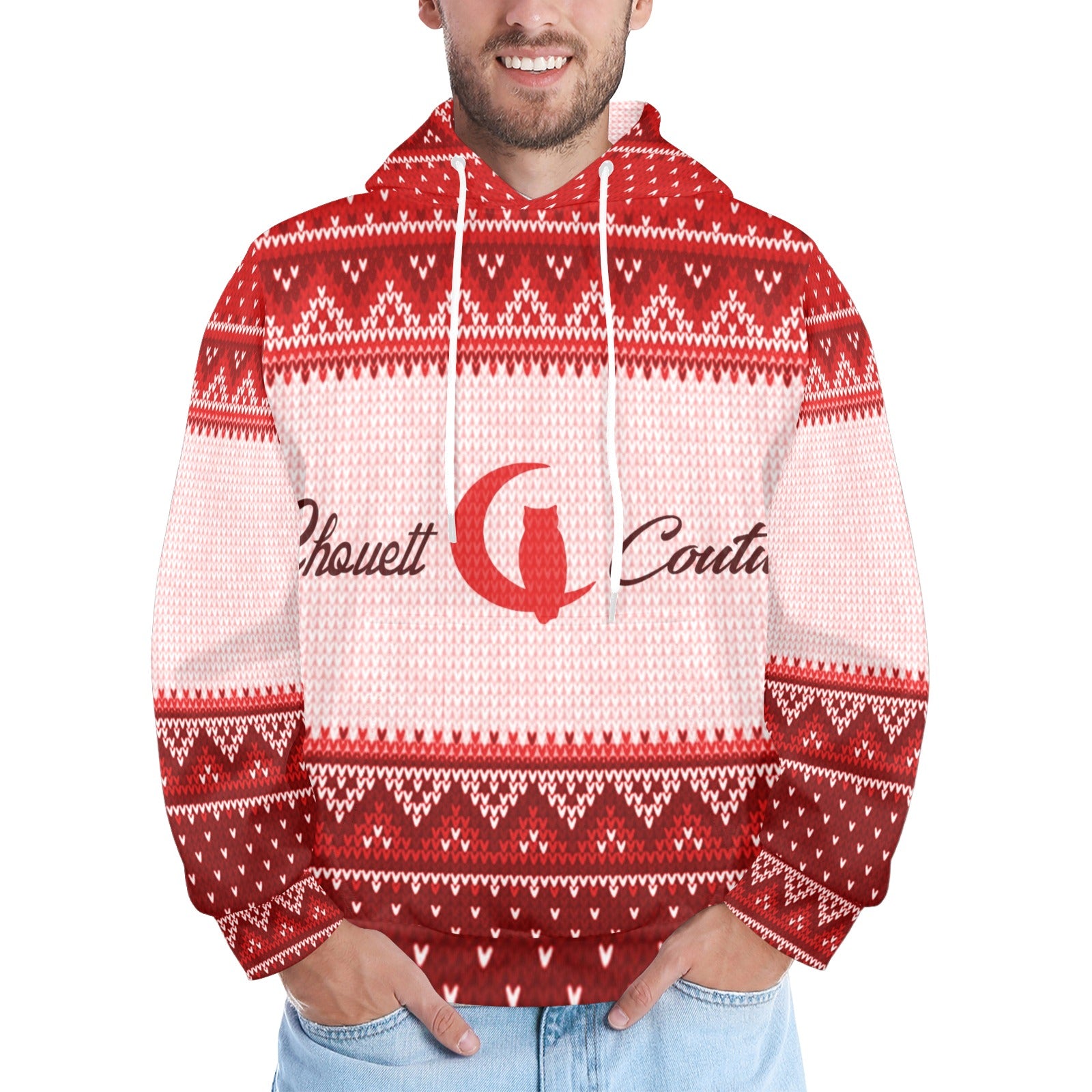 LCC KNITTED Men's All Over Print Hoodie