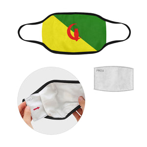 YANA FLAG Mouth Mask in One Piece (2 Filters Included)