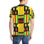 KENTE RASTA Men's All Over Print T-Shirt