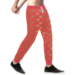 EXCELLENCE PINKGLD Men's All Over Print Sweatpants (Model L11)