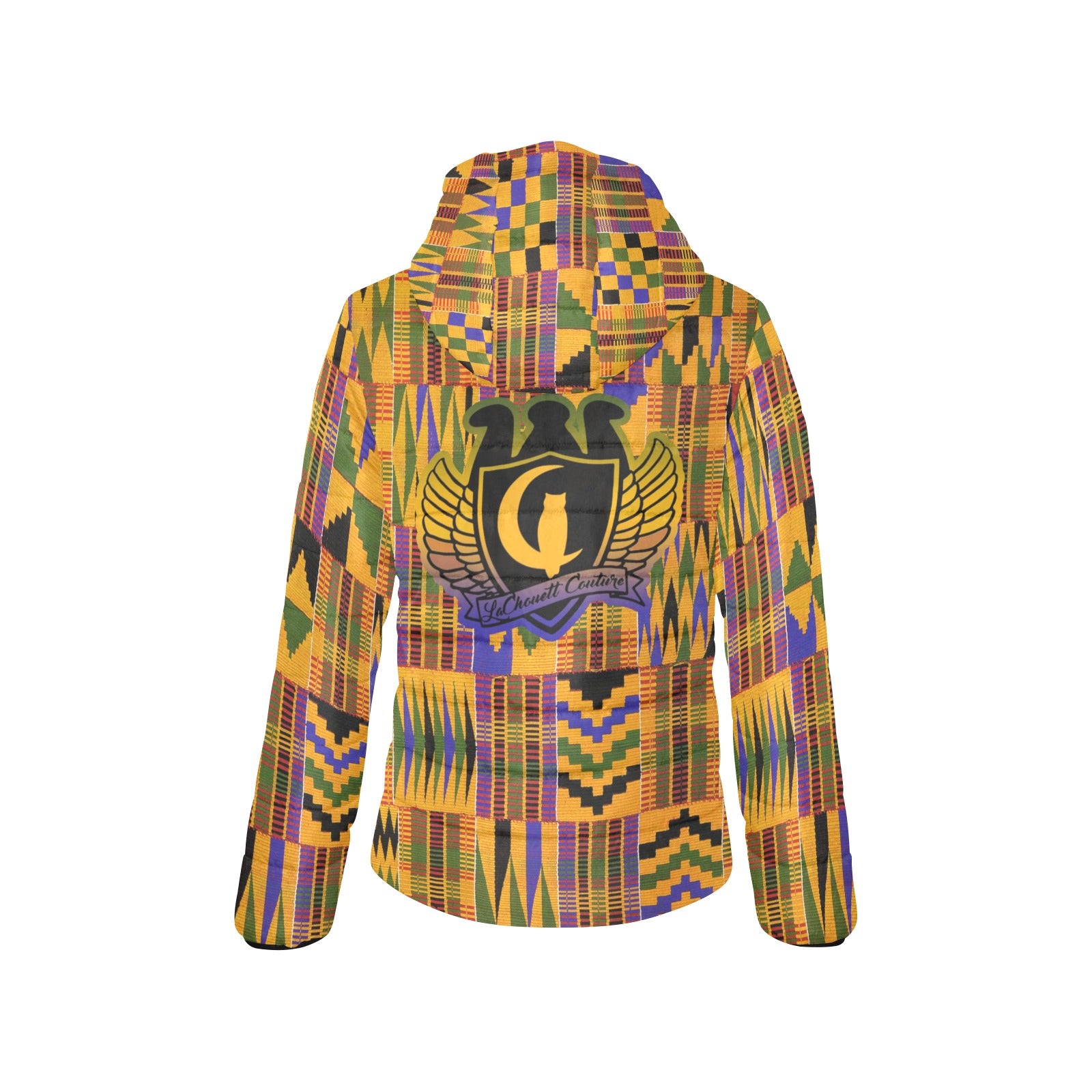 KENTE ATEF Women's Padded Hooded Jacket (Model H46)