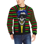 RBG C SKULL Men's Rib Cuff Crew Neck Sweatshirt