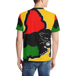 BLACC PANTHER YLW Men's All Over Print T-Shirt