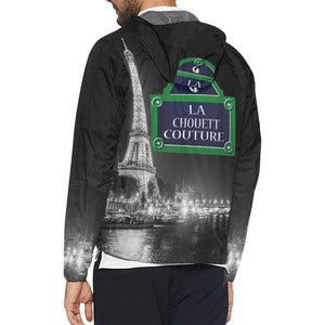 PARIS BY NIGHT All Over Print Windbreaker for Unisex