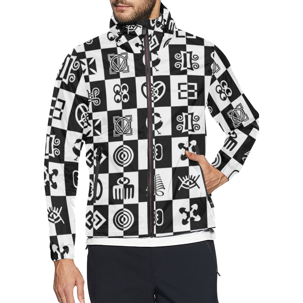 ADINKRA PUZZLE All Over Print Windbreaker for Unisex