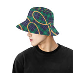 PLAID IN GOLD All Over Print Bucket Hat