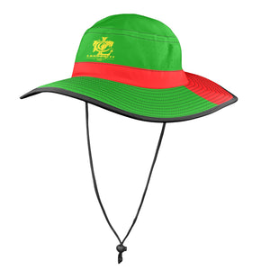 BURKINA FASO FLAG Wide Brim Bucket Hat