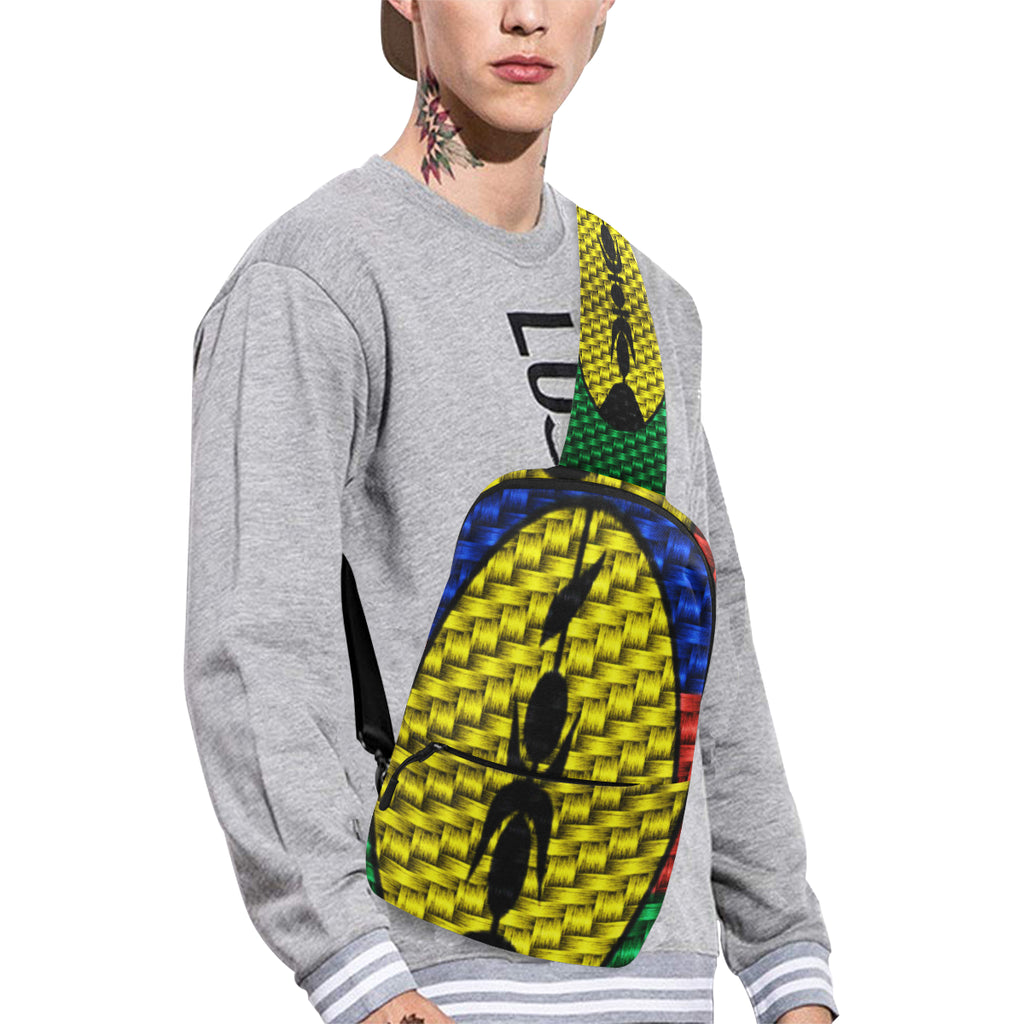 NOUVELLE CALEDONIE FLAG Chest Bag (Model 1678)