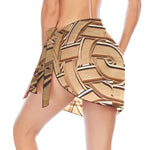 TEMBE ART WOOD Beach Sarong Wrap