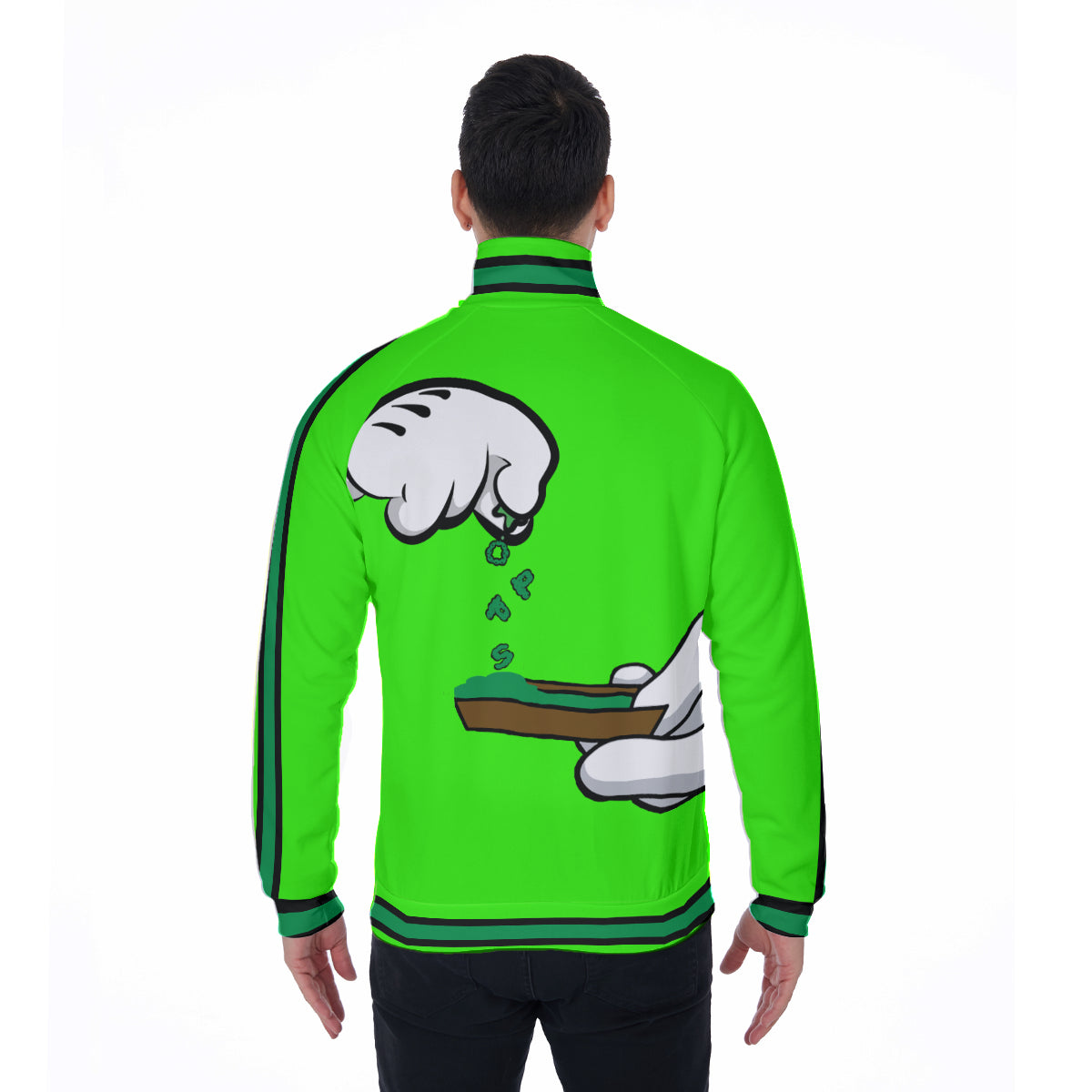 BURN THE OPPS FLUO Stand Collar Jacket