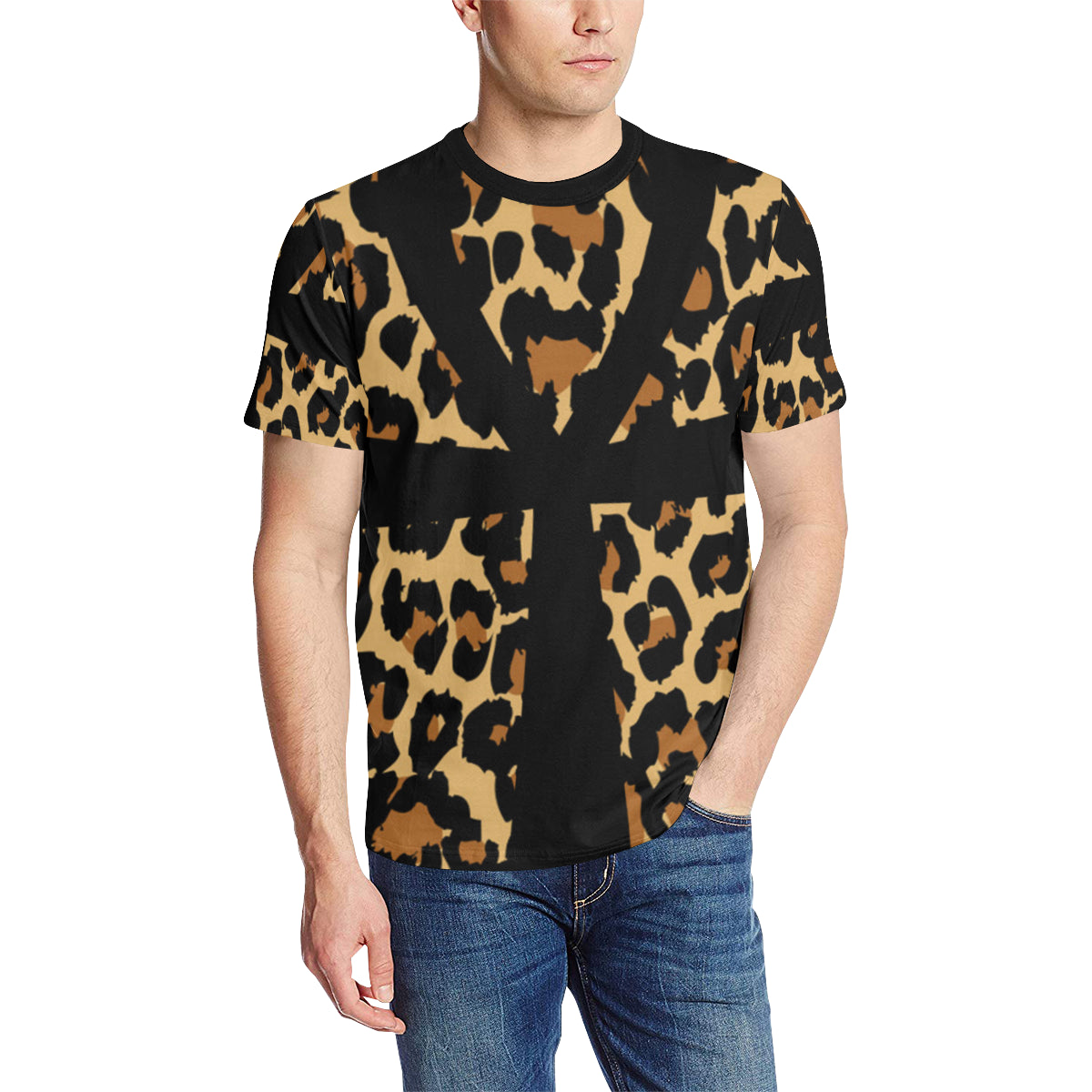 CHEETAH ANKH Men's All Over Print T-Shirt