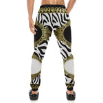 HAUTE COUTURE WHITE Men's All Over Print Sweatpants (Model L11)