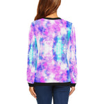 COLORFULL All Over Print Crewneck Sweatshirt for Women